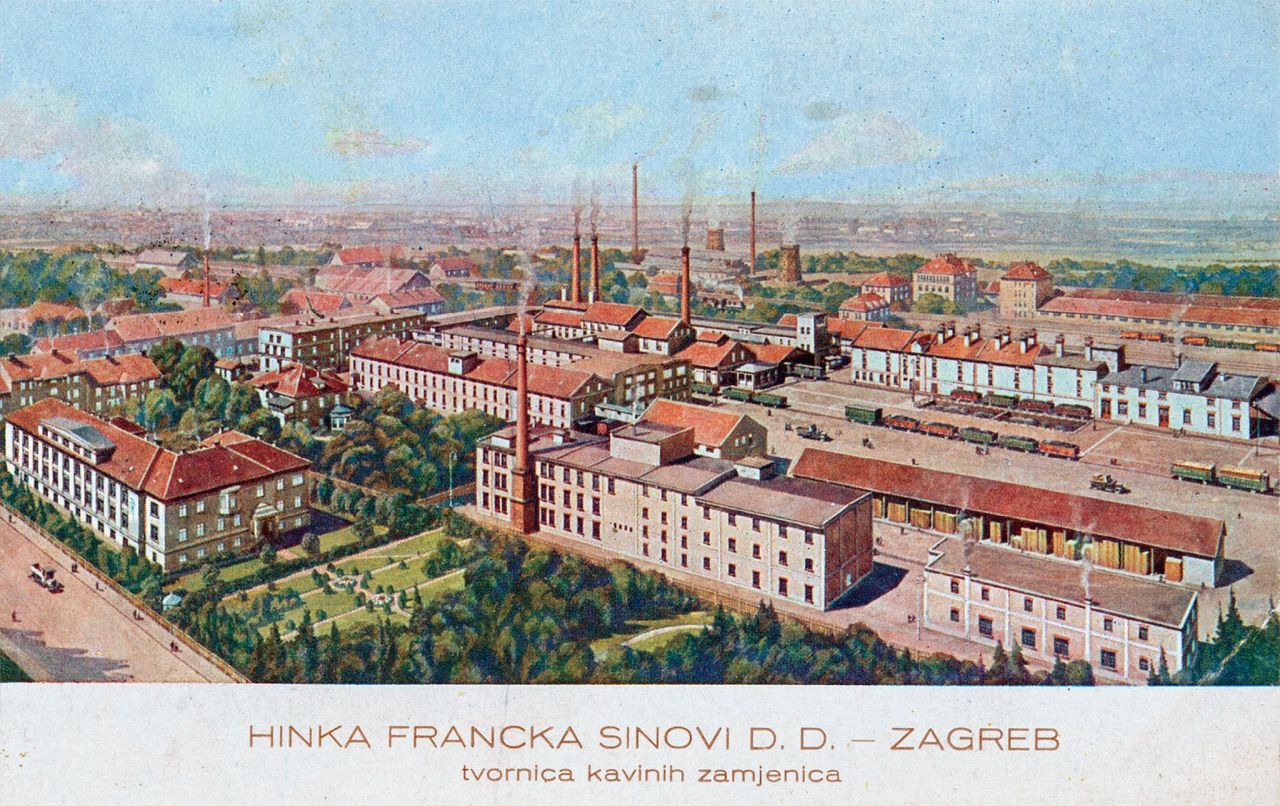 Tvornica 'Franck', Vodovodna ulica, oko 1925. godine